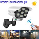 77 LED solar motion sensor lamp Remote control
