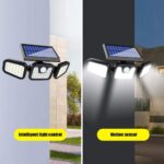 74 led solar wall lamps