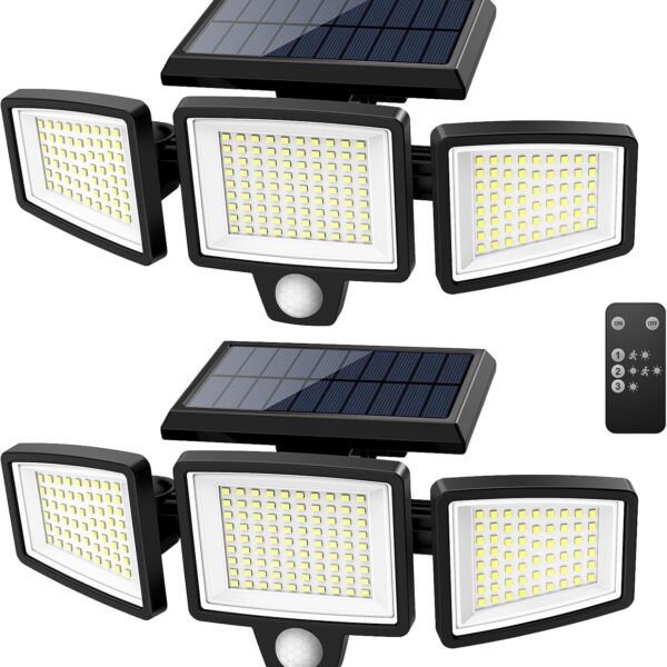 74 led solar wall lamp