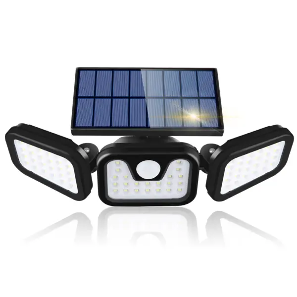 74 led solar wall lamp